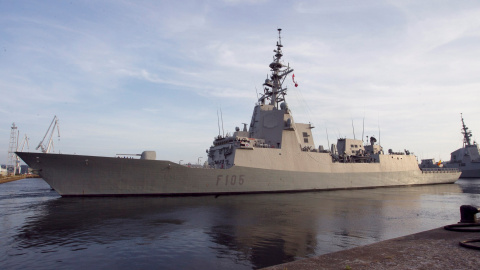 Fotografía de archivo del 25/08/2018 de la fragata 'Cristóbal Colón', que España envió a Chipre.