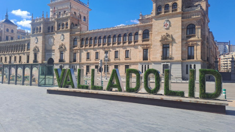 Plaza Zorrilla de Valladolid, este jueves 12 de marzo.
