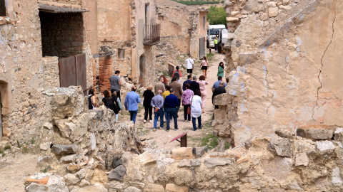 El carrer Sant Pere del Poble Vell de Corbera d'Ebre