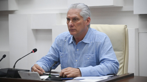 El presidente de Cuba, Miguel Díaz-Canel Bermúdez.