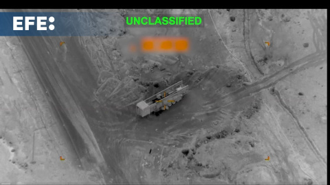 Estados Unidos difunde imágenes de ataques contra objetivos militares iraníes Estados Unidos difunde imágenes de ataques contra objetivos militares iraníes