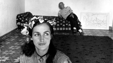 Françoise Gilot y Pablo Picasso, en 1952.