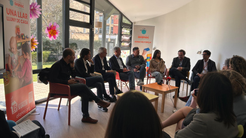 Roda de premsa a la Casa dels Xuklis.