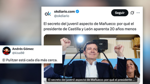 Reacciones al artículo de 'OkDiario' sorbe Mañueco.