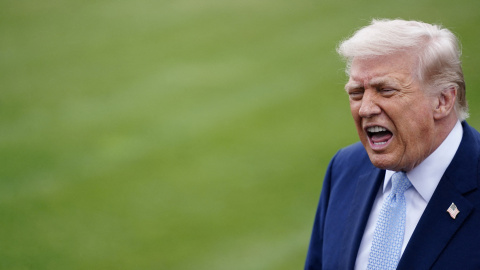 El presidente Trump este viernes 20 de marzo en Florida.