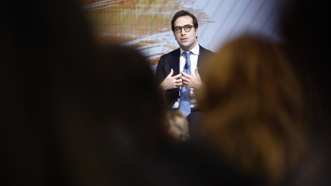 El ministro de Economía, Carlos Cuerpo, la semana pasada en Madrid.