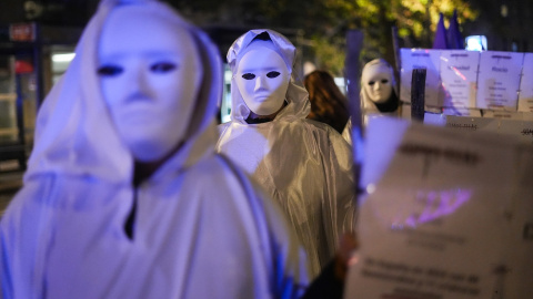 Cientos de manifestantes durante una concentración por el día de la Eliminación de la violencia contra las Mujeres, a 25 de noviembre de 2025, en Valencia, Comunidad Valenciana (España). Cientos de manifestantes durante una concentración por el día de la Eliminación de la violencia contra las Mujeres, a 25 de noviembre de 2025, en Valencia, Comunidad Valenciana (España).