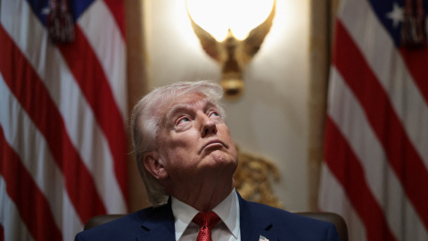 El presidente Donald Trump en la Casa Blanca.