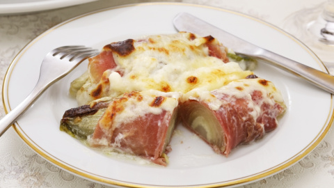 Endivias gratinadas.