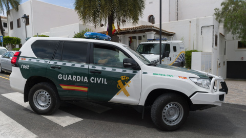 Fotografía de archivo de un coche de la Guardia Civil Fotografía de archivo de un coche de la Guardia Civil.