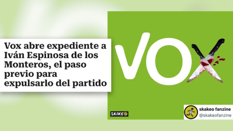 Un meme sobre las purgas en Vox.