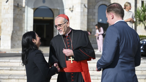 El cardenal Pierbattista Pizzaballa, en una imagen de archivo.
