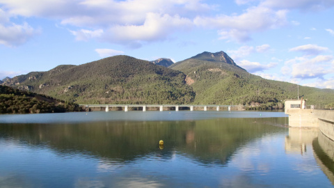 El pantà de la Baells, al Berguedà El pantà de la Baells, al Berguedà