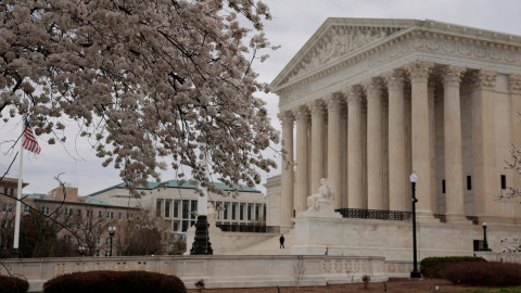 Tribunal Supremo de Estados Unidos Imagen de archivo del Tribunal Supremo de Estados Unidos.