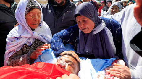 Funeral del palestino Ameer Shanaran, quien, según las autoridades palestinas, fue asesinado por un colono israelí en la Cisjordania ocupada por Israel, el 8 de marzo de 2026