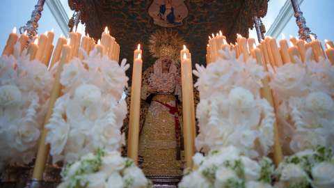 Imagen de María Santísima de la Amargura de Jerez de la Frontera (Cádiz) el 1 de abril de 2026.