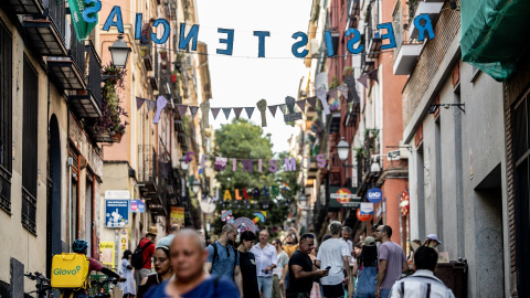 El barrio de Lavapiés, en Madrid. El barrio de Lavapiés, en Madrid.