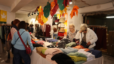 Una botiga de roba al festival de moda Rec.0, a Igualada, en una imatge d'arxiu.