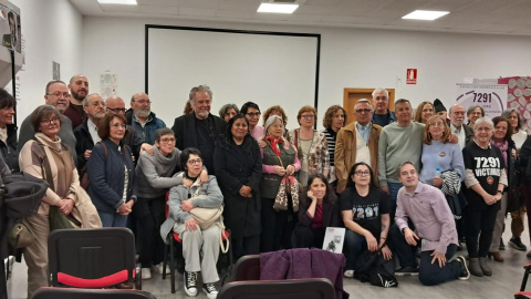 Estreno de 'No, no iban a morir igual', en la Fundación Anselmo Lorenzo, en Madrid.