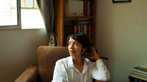 La escritora Olivia Teroba