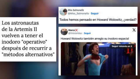 Las redes hablan sobre la avería en el inodoro de la misión Artemis II.