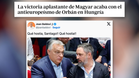 La reacción de Baldoví a la derrota de Orban.