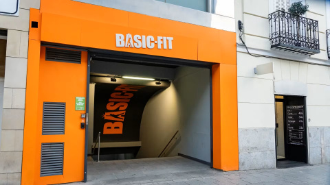 Un gimnasio de la cadena Basic-Fit en Madrid.