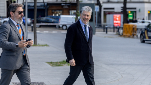 el exdirector de la Policía, Ignacio Cosidó, a su llegada a la Audiencia Nacional, a 14 de abril de 2026, en San Fernando de Henares, Madrid (España). El caso Kitchen investiga la presunta operación del Ministerio del Interior para sustraer información sensible al extesorero del Partido Popular, Luis Bárcenas, que pudiera perjudicar a altos cargos de este partido político.Ricardo Rubio / Europa Press14/4/2026