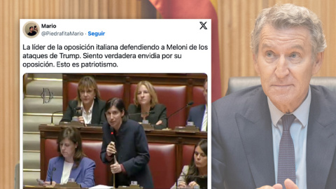 Alberto Núñez Feijóo, este martes en el Congreso.