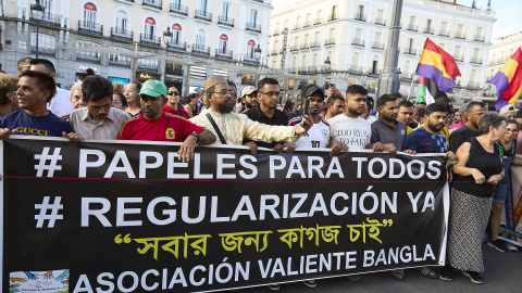 Manifestación contra el racismo en Madrid. Manifestación contra el racismo en Madrid.