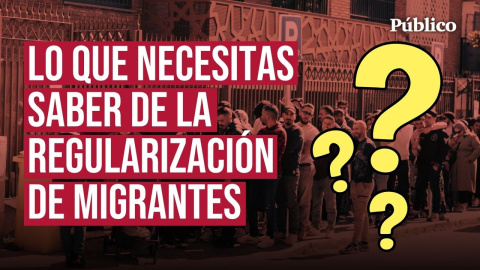 Cartela de la regularización extraordinaria de migrantes