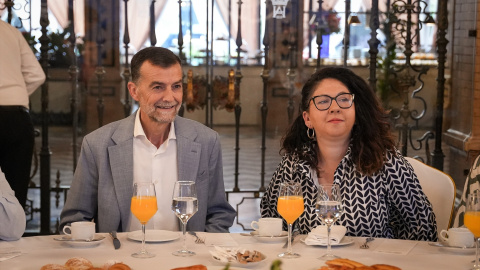 Antonio Maíllo y Raquel Martínez, este lunes.