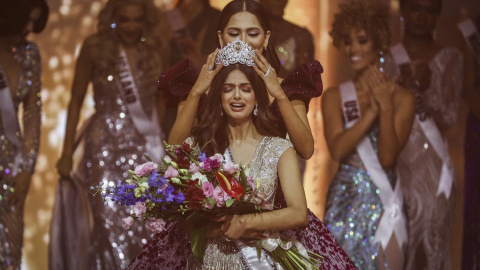Harnaaz Sandhu es elegida Miss Universo en 2021.