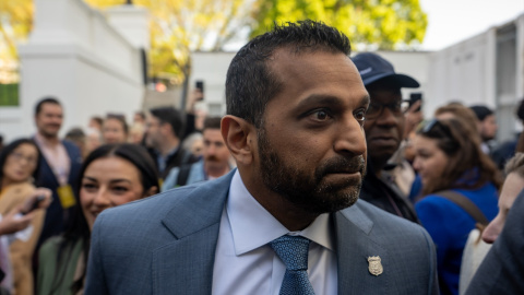 Imagen de archivo del director del FBI, Kash Patel, llegando a la Casa Blanca.