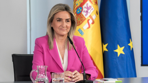 La ministra de Educación, Formación Profesional y Deportes, Milagros Tolón, durante una rueda de prensa.