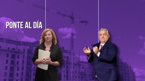 Fotomontaje con las imágenes de Francina Armengol y Viktor Orbán.
