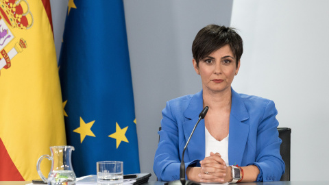 La ministra de Vivienda y Agenda Urbana, Isabel Rodríguez, durante una rueda de prensa posterior al Consejo de Ministros.