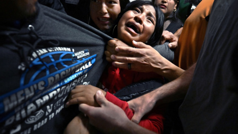 World Press Photo 2026 'Detenciones del ICE en un tribunal de Nueva York', premio a Fotografía del Año del concurso World Press Photo 2026.
