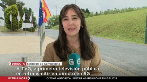 Captura de pantalla de un directo de la TVG. Captura de pantalla de un directo de la TVG.