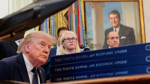 El presidente de Estados Unidos, Donald Trump, en el Despacho Ovaln este jueves 24 de abril de 2026. El presidente de Estados Unidos, Donald Trump, en el Despacho Ovaln este jueves 24 de abril de 2026.