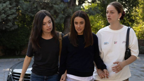 Fotograma de 'Se tiene que morir mucha gente' la nueva serie de Movistar Plus+. Fotograma de 'Se tiene que morir mucha gente' la nueva serie de Movistar Plus+.