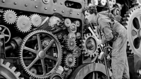Fotograma de 'Tiempos modernos'