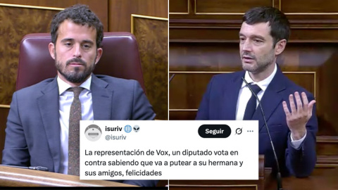 El diputado de Vox Carlos Hernández Quero y el ministro de Consumo, Pablo Bustinduy.