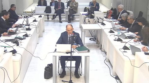 Manuel Morocho, este jueves en la Audiencia Nacional