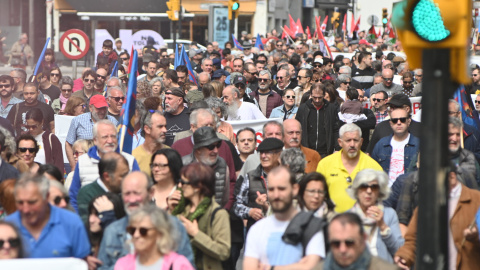 El rechazo al rearme marca el Primero de Mayo alternativo El rechazo al rearme marca el Primero de Mayo alternativo