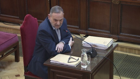 José Luis Ábalos, en su declaración en el Tribunal Supremo. José Luis Ábalos, en su declaración en el Tribunal Supremo.