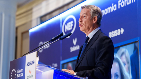 El presidente del Partido Popular, Alberto Núñez Feijóo, este martes. El presidente del Partido Popular, Alberto Núñez Feijóo, este martes.
