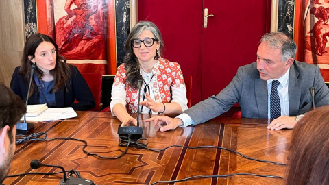Francesca Albanese, relatora de la ONU para los territorios ocupados palestinos,