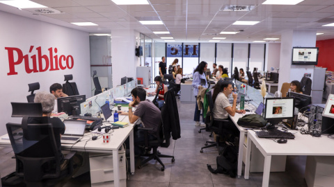 La redacción de 'Público'.