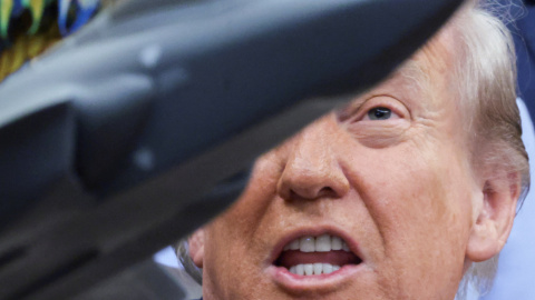 El presidente de los Estados Unidos, Donald Trump, durante una rueda de prensa en el Despacho Oval de la Casa Blanca, en Washington. El presidente de los Estados Unidos, Donald Trump, durante una rueda de prensa en el Despacho Oval de la Casa Blanca, en Washington.